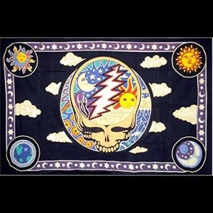 Grateful Dead- Space Your Face Tapestry *New*